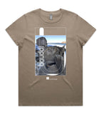 DESIGN 94b Womens crew neck graphic T-shirt