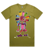BLOSSY_Mens crew neck graphic T-shirt