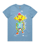 CALANDRA_Women's crew neck graphic T-shirt