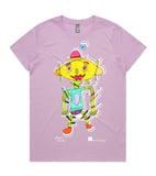 CALANDRA_Women's crew neck graphic T-shirt