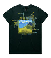 DESIGN 110a Womens crew neck graphic T-shirt