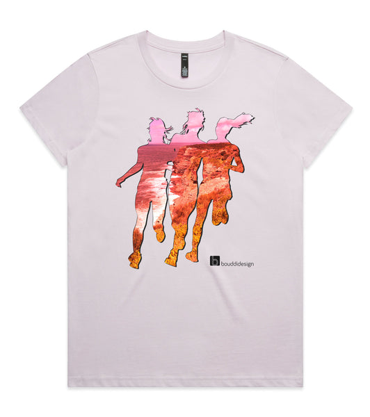 DESIGN 113a Womens crew neck graphic T-shirt