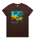DESIGN 118 Womens crew neck graphic T-shirt