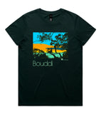 DESIGN 118 Womens crew neck graphic T-shirt