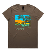 DESIGN 118 Womens crew neck graphic T-shirt