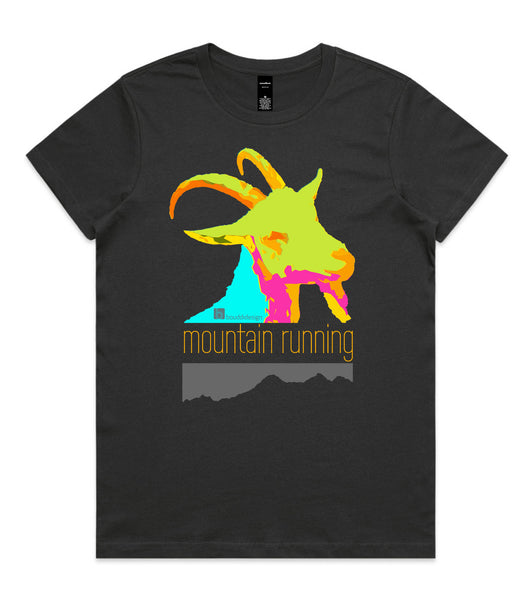 DESIGN 120a Womens crew neck graphic T-shirt