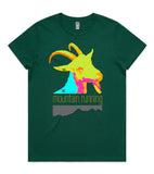 DESIGN 120a Womens crew neck graphic T-shirt