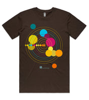 DESIGN 124 Mens crew neck graphic T-shirt