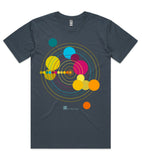 DESIGN 124 Mens crew neck graphic T-shirt