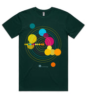 DESIGN 124 Mens crew neck graphic T-shirt
