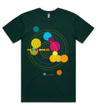 DESIGN 124 Mens crew neck graphic T-shirt