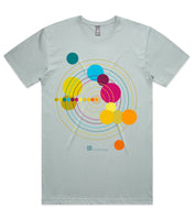 DESIGN 124 Mens crew neck graphic T-shirt