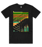 DESIGN 130 Mens crew neck graphic T-shirt