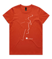 DESIGN 16a Womens crew neck graphic T-shirt