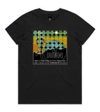 DESIGN 23a Womens crew neck graphic T-shirt