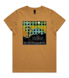 DESIGN 23a Womens crew neck graphic T-shirt