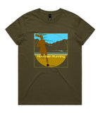 DESIGN 73c Womens crew neck graphic T-shirt