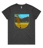 DESIGN 73c Womens crew neck graphic T-shirt