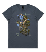 DESIGN 80 Womens crew neck graphic T-shirt