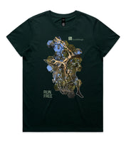 DESIGN 80 Womens crew neck graphic T-shirt
